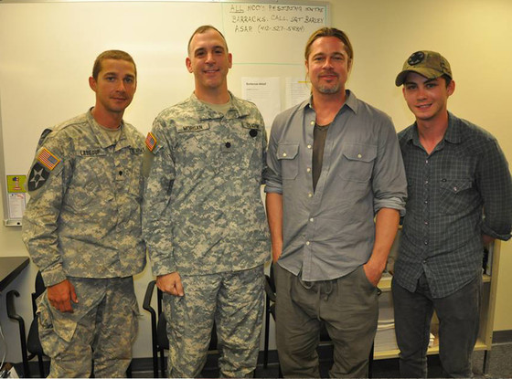 brad pitt and shia